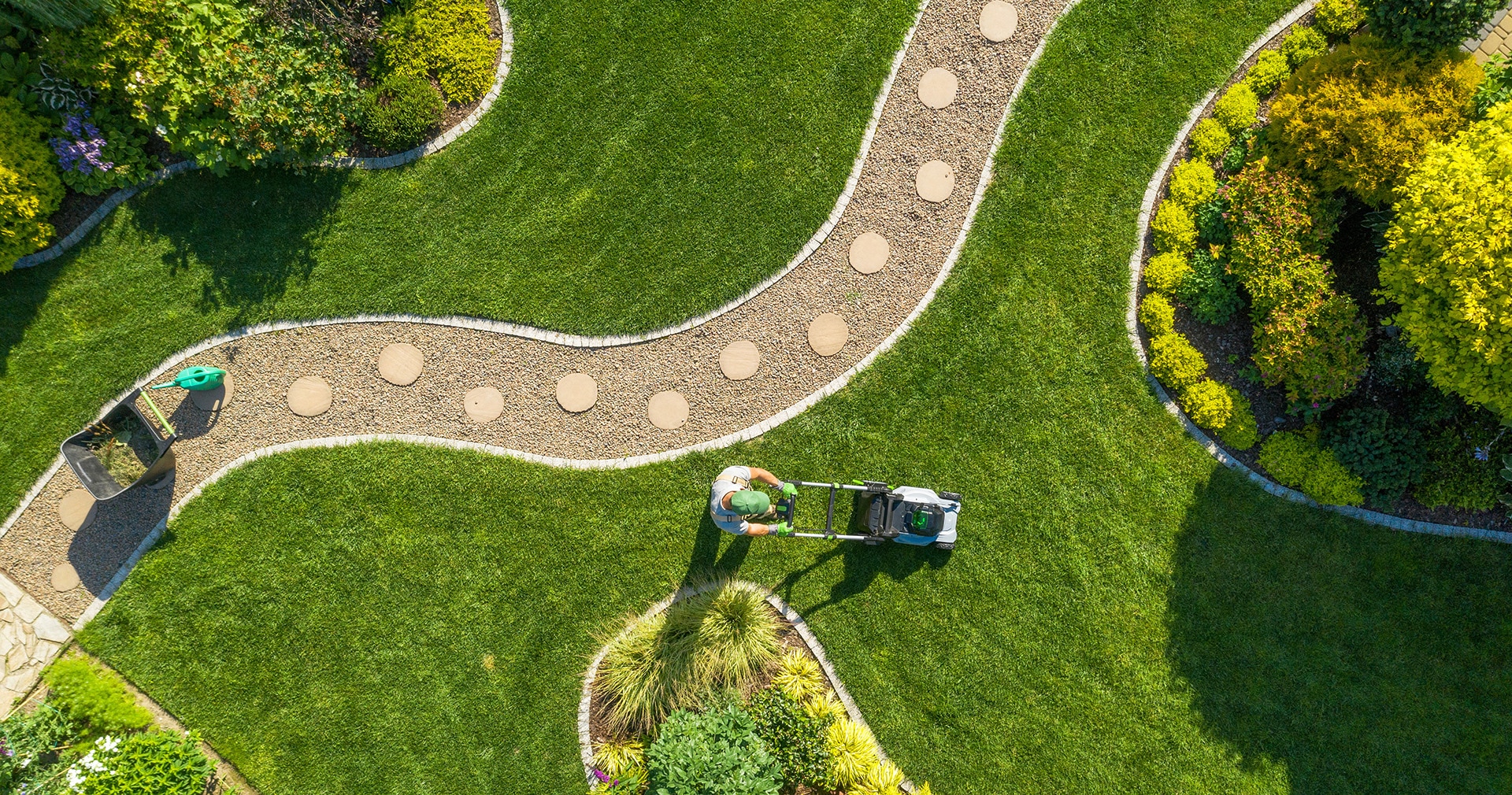 Birdseye-View-of-Landscaping-Job